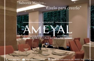 restaurante de alta cocina mexicana, Ameyal