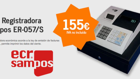 Caja Registradora Sampos ER-057/S - mercabalanza, todo para tu negocio en valencia