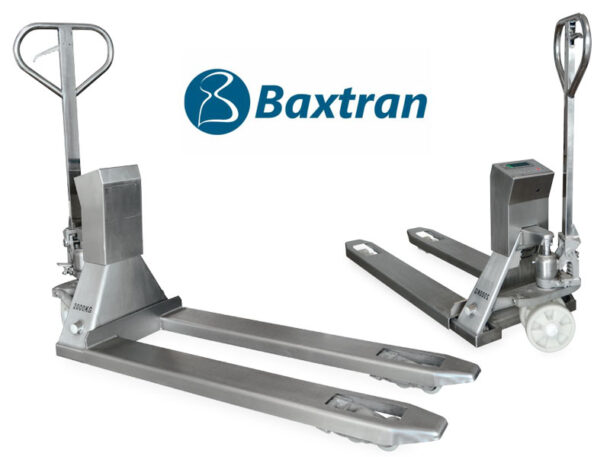 Transpaleta pesadora Baxtran ARC en acero inoxidable