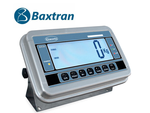 Indicador versátil Baxtran BR30 en acero inoxidable