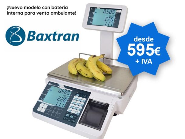 BALANZA CON IMPRESORA BAXTRAN STI